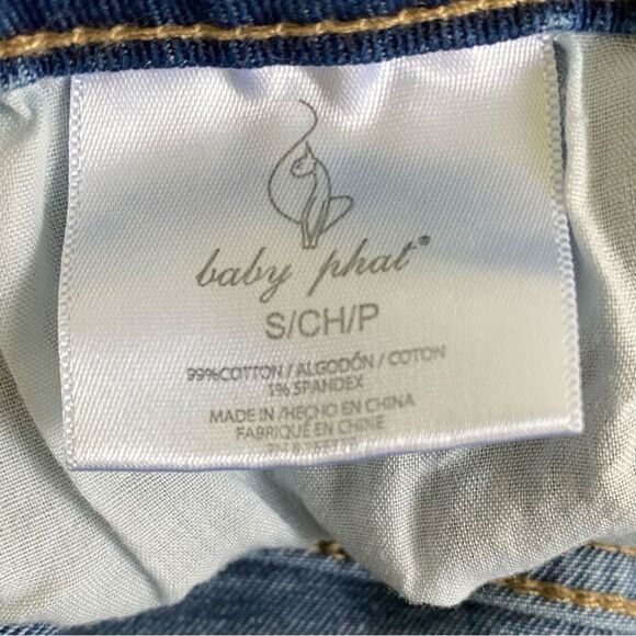 Women's Baby Phat Denim Shorts Size S/P - Picture 5 of 9